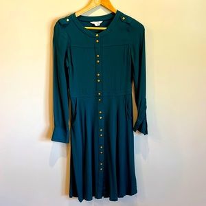 Gorgeous Boden viscose shirt dress. Midi length. Worn once.